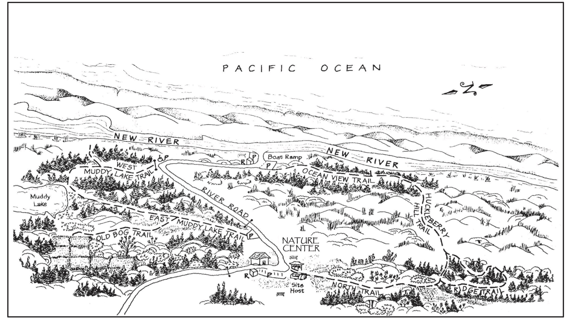 boondocking oregon coast map