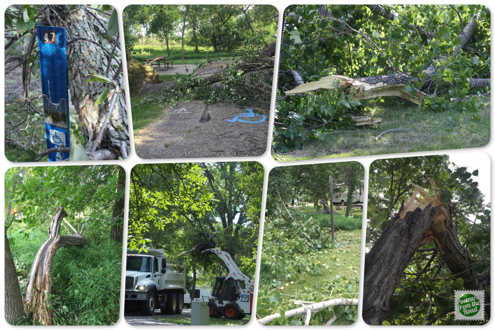 WIND STORM AT THE CAMPGROUND